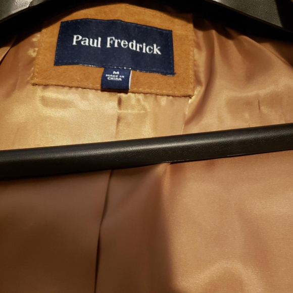 Paul Fredrick Tan Suede Leather Jacket - Picture 2 of 7